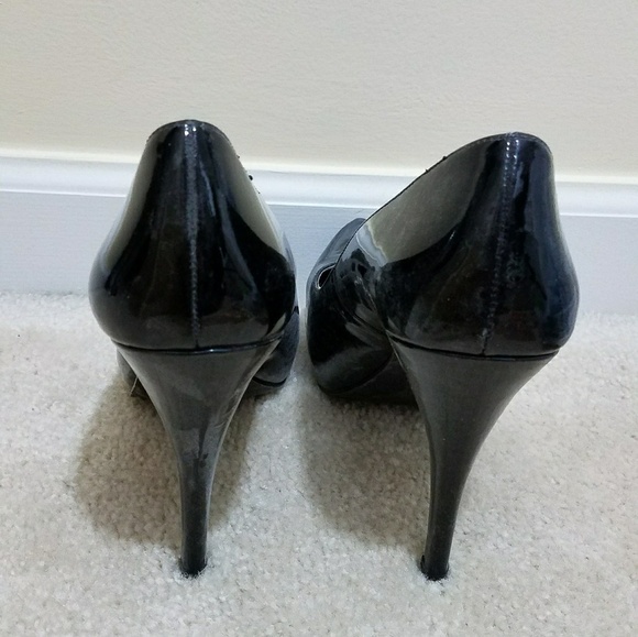 Michael Aphrodite Black Patten Leather Size 7.5 - Picture 6 of 6